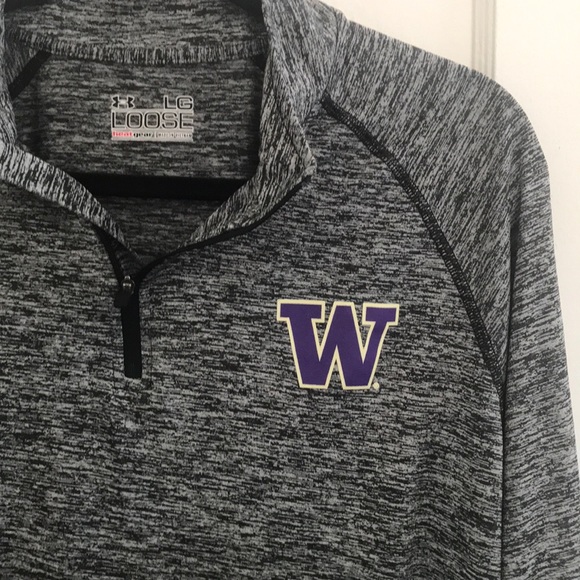 *SOLD* UnderArmour Washington Huskies Heather - Picture 2 of 8